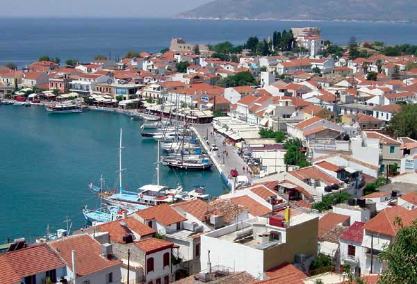 PYTHAGORION VIEW - View of Pythagorion marina from above