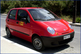 DAEWOO MATIZ ARAMIS RENT A CAR SAMOS CLICK TO ENLARGE