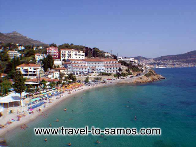 GAGOU BEACH Panoramic Photo oh the Hotel CLICK TO ENLARGE