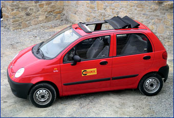 DAEWOO MATIZ OPEN TOP ARAMIS RENT A CAR CLICK TO ENLARGE