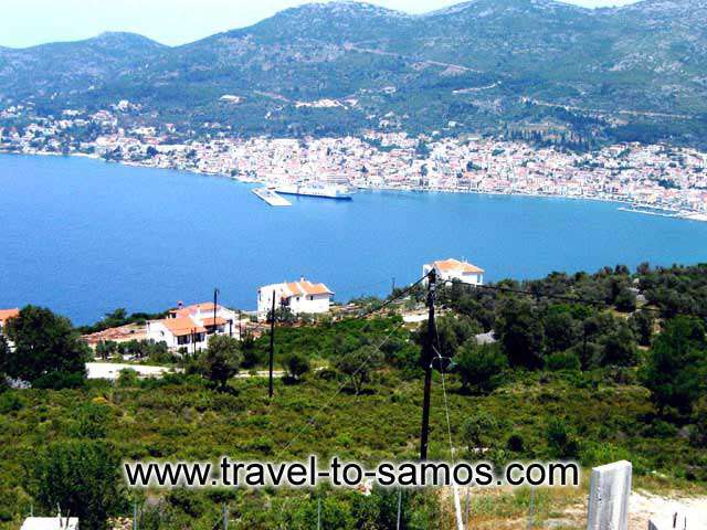 Picture of a Plot with View to Samos Town CLICK TO ENLARGE