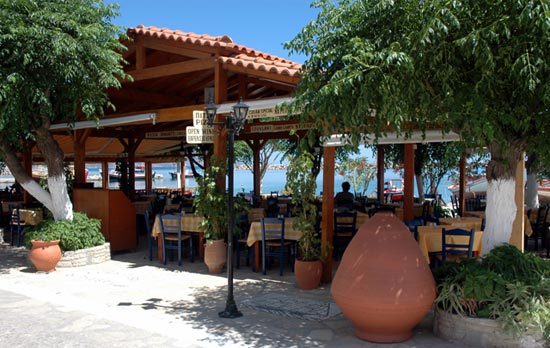 ORMOS MARATHOKAMPOS Photo of Kerkis Bay Restaurant CLICK TO ENLARGE