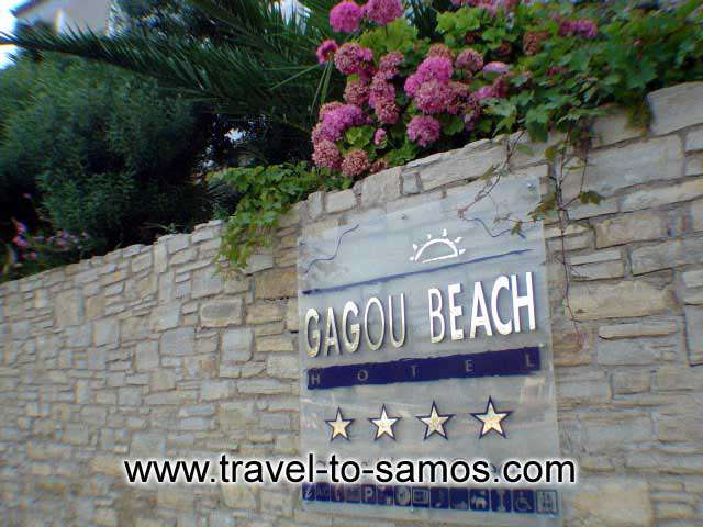 GAGOU BEACH Image of the Entrance CLICK TO ENLARGE