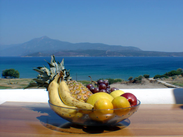 PYTHAGORION - Sea View Image from the Balcony CLICK TO ENLARGE