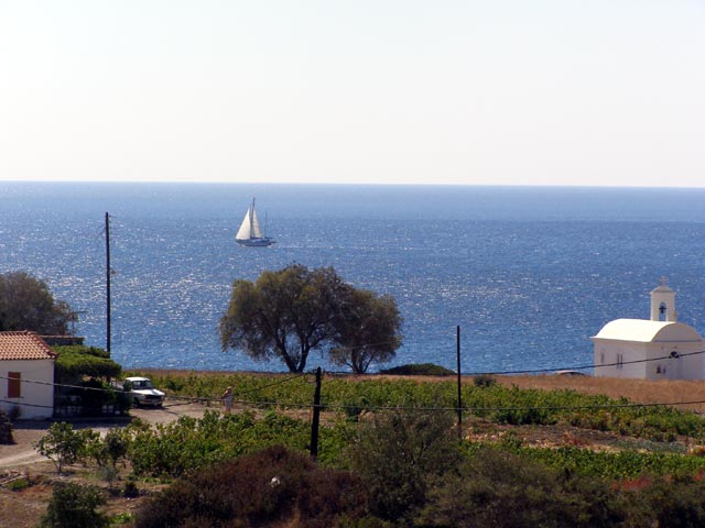 PYTHAGORION - Sea View Photo from the Hotel CLICK TO ENLARGE